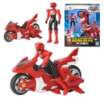 New Mini Force V Rangers Transforming Motorbike Toys with Sound and Light Action Figure Mini Force X Motorcycle Toy - Image 2