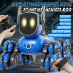 Remote control car Small Eight Wheel Gesture Sensing Multi functional Voice Interaction RC Stunt Machine Dog Q200 Children Toys - Image 2