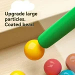 Montessori Magnetic Rolling Maze Hand Eye Coordination Trainer Track Ball Cognitive Thinking Puzzle For Kindergarten Readiness - Image 3