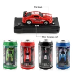Mini Can Mini Cans RC Car Remote Control Racing Vehicle Plastic Battery Operated with Roadblocks Micro Racing Car for Kids Boys - Image 4