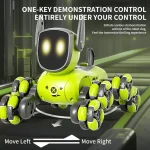 Remote control car Small Eight Wheel Gesture Sensing Multi functional Voice Interaction RC Stunt Machine Dog Q200 Children Toys - Image 5