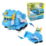 Newest Min Gogo Dino ABS Deformation Car/Airplane Action Figures REX/PING/VIKI/TOMO Transformation Dinosaur toys for Kids Gift - Image 4