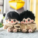 Kawaii Plush Cotton Doll Idol Stuffed Super Star Figure Dolls Anime Fat Floral Skirt + Hoodie Baby Doll Can Change Clothes Gift - Image 2