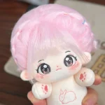 20cm Kawaii Plush Cotton Doll Idol Stuffed Super Star Figure Dolls Cherry Blossoms Fat Body Fruit Doll Can Change Clothes Gift - Image 5
