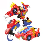 High Quality Two Mode Mini Force Wild Power Transformation Robot Toys Action Figures MiniForce X Deformation Lion/Shark Car Toy - Image 4