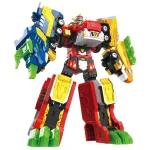 3 IN 1 Mini Force V Rangers Transforming Car to Robot Toys Action Figures Mini Force X Deformation Dinosaur Robot Toy - Image 3