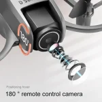 NEW D16 RC Drones 8k WIFI GPS Professional HD Aerial Photography Remote Control Aircraft 180° Dual Camera Quadcopters Toys Gifts - Image 3