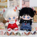 20cm New Kawaii Plush Cotton Doll Idol Stuffed Super Star Figure Dolls No Attribute Fat Body Crying Doll Can Change Clothes Gift - Image 5