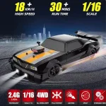 AE86 1:16 Remote Control Racing Drift Car 4WD 2.4G Electric Sports Vehicle with High-Speed Race Lighting Sound Spray Toys Gifts - Image 3