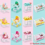 Mini Egg Baby 5 Surprise Mini Toy Mystery Capsule Collectible Toys Doll House Blind Ball Miniature Toy Children Birthday Gifts - Image 3