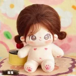 Kawaii Plush Cotton Doll Idol Stuffed Super Star Figure Dolls Cute Fat Body Cherry Blossoms Girl Doll Can Change Clothes Gift - Image 4