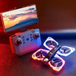 New S3 Ultra 8K Drone With Smart Remote Control 180° Wide-Angle Dual Camera Colorful LED Lights Auto Return Home RC Aircraft Toy - Image 4