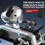 New Eight-wheel Stunt Mechanical Dog Remote Control Toy Gesture Induction Climbing Deformation Electric Intelligent Dog Gift Toy - Image 2