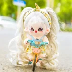 20cm Kawaii Plush Cotton Doll Idol Stuffed Super Star Figure Dolls Cute Anime Long Hair Star Doll Doll Can Change Clothes Gift - Image 5