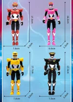 Mini Force Strongest Police Transformation Toys with Weapon Action Figures MiniForce X Simulation Animal Mini Agent Toy - Image 6