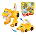 Newest Min Gogo Dino ABS Deformation Car/Airplane Action Figures REX/PING/VIKI/TOMO Transformation Dinosaur toys for Kids Gift - Image 2