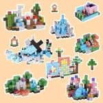 10-300PCS Magnetic Building Blocks DIY Toy Build Mine Magnet World Construction Set STEM Sensory Educational Christmas Gift Toys - Image 5