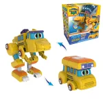 Newest Min Gogo Dino ABS Deformation Car/Airplane Action Figures REX/PING/VIKI/TOMO Transformation Dinosaur toys for Kids Gift - Image 5