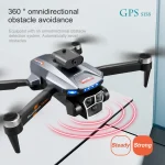 NEW 5G GPS Drone S158 Professional Aerial 8K Triple Cameras Brusheless Foldble RC Quadcopter Optical Flow Obstacle Avoidance UAV - Image 4