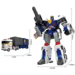 5 In 1 Mini Force Strongest Police Transforming Robot to Car Toys MiniForce X JUSTICE TITAN Transformation Car toy - Image 6