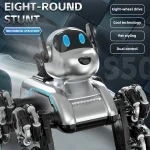 New Eight-wheel Stunt Mechanical Dog Remote Control Toy Gesture Induction Climbing Deformation Electric Intelligent Dog Gift Toy - Image 6