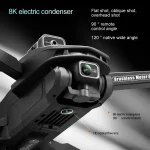 New A16 Pro Max 8K Drone With Triple Camera System GPS Auto Return Obstacle Avoidance Foldable Quadcopter For Adults Beginners - Image 3