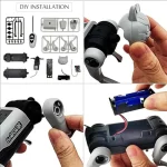 Robot Childrens Remote Control Mechanical Dog Toys Science Teaching DIY Assembling Model Electric Set Toys For Boys Kids Gifts - Image 5